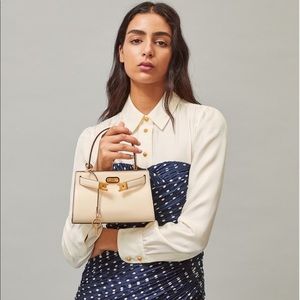 Tory Burch Lee Radziwill Petite bag in Ivory
